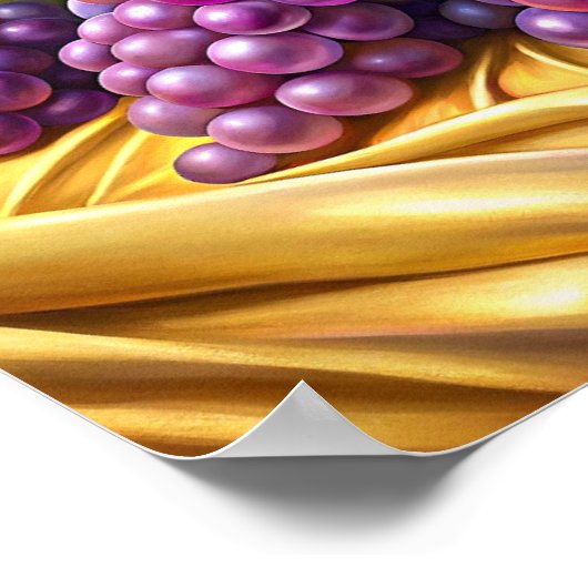 "Trauben der Elegance." Poster (Ecke)