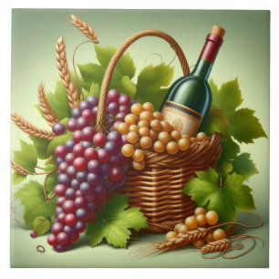 Trauben Druckfolie Fliese