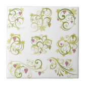 Trauben Druckfolie Fliese (Vorderseite)