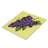 Trauben Druckfolie Fliese (Seite)