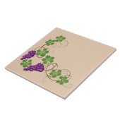 Trauben Druckfolie Fliese (Seite)