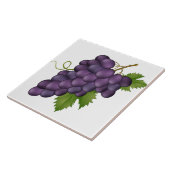 Trauben Druckfolie Fliese (Seite)