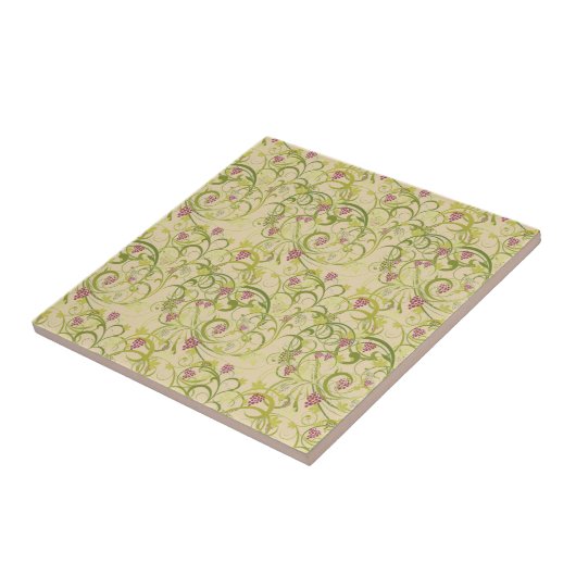 Trauben Druckfolie Fliese (Seite)