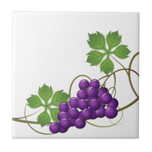 Trauben Druckfolie Fliese