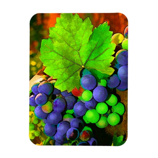 Trauben ernten magnet (Vertikal)