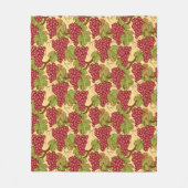 Trauben Fleecedecke (Vorderseite)