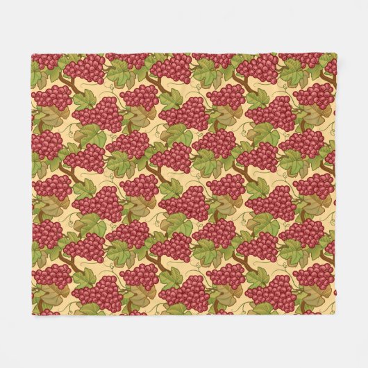 Trauben Fleecedecke (Vorderseite (Horizontal))