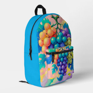 Trauben Frucht-Thema  Bedruckter Rucksack