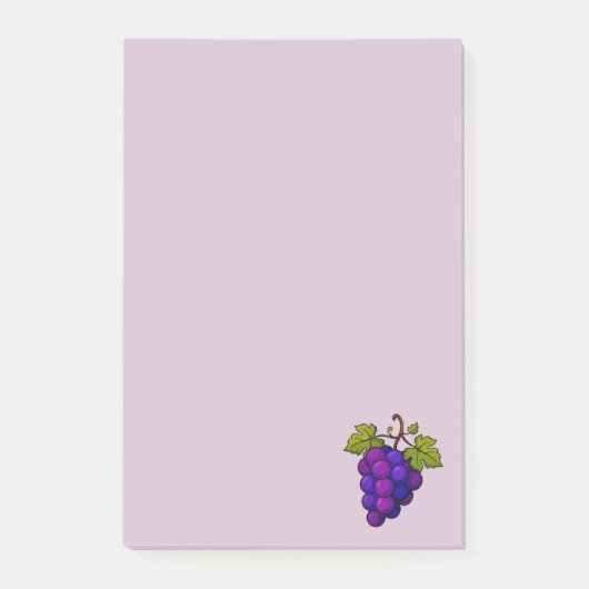 Trauben - Fruchtsammlung - Post-it Klebezettel (Vorderseite)