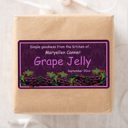 Trauben für Marmelade oder Jelly Jars (Insitu)