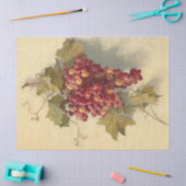 Trauben gegen die weiße Mauer von Edwin Deakin Seidenpapier (Basteln)