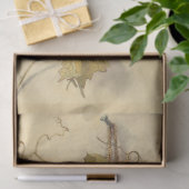 Trauben gegen die weiße Mauer von Edwin Deakin Seidenpapier (Geschenk)