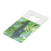 Trauben Geldbeutel Flaschenöffner (Vorderseite Schrägansicht)