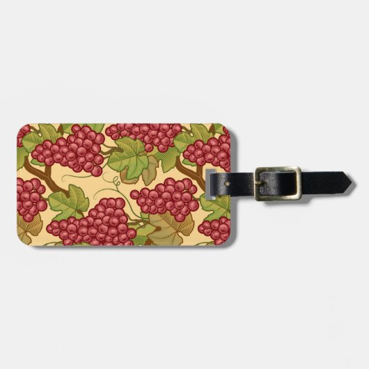 Trauben Gepäckanhänger (Vorderseite horizontal)