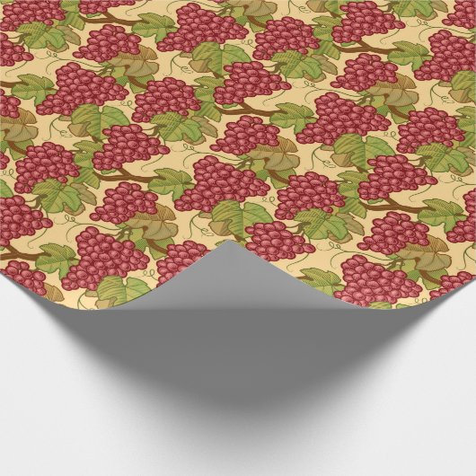 Trauben Geschenkpapier (Ecke)