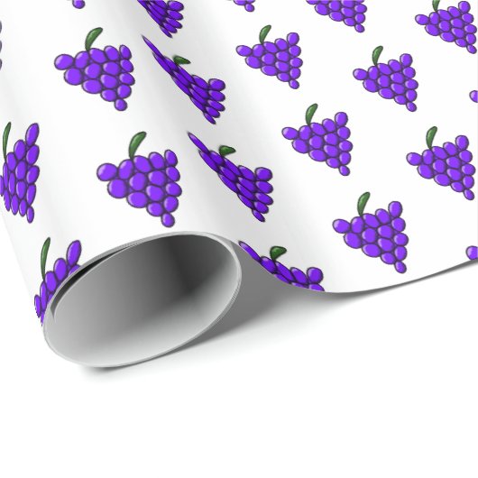 Trauben Geschenkpapier (Rolleneckpunkt)