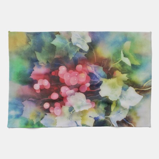 Trauben Geschirrtuch (Horizontal)