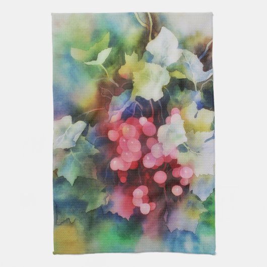 Trauben Geschirrtuch (Vertikal)