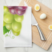 Trauben Geschirrtuch (Viertel Falte)