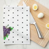 Trauben Geschirrtuch (Viertel Falte)