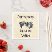 Trauben Gone Wild Paper Napkin Serviette (Beispiel)