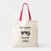 Trauben Gone Wild Tote Beutel Tragetasche (Rückseite)