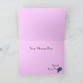 Trauben-Gruß-Karte Karte (Innenseite)