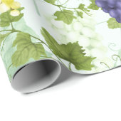 Trauben Handgezeichnetes Sommerfruchtmuster auf Mi Geschenkpapier (Rolleneckpunkt)