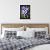 Trauben Hyacinth Bloral Canvas Print Leinwanddruck (Insitu (Schlafzimmer))