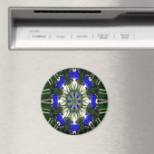 Trauben Hyazinth der Liebe... Magnet (In Situ (Geschirrspüler))