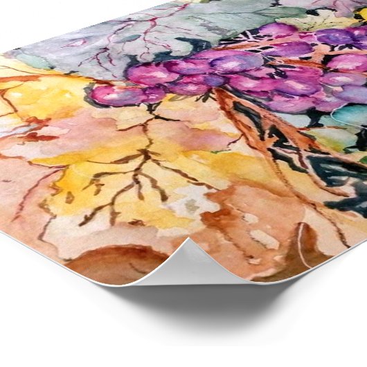 Trauben I Poster (Ecke)