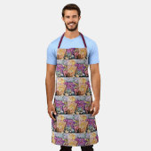 Trauben-I-Poster Schürze (Getragen)