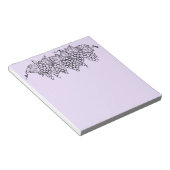 Trauben-Illustration Herbsternte Notizblock (angewinkelt)