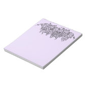 Trauben-Illustration Herbsternte Notizblock (Rotiert)