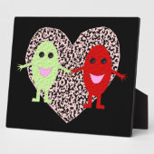 Trauben in der Liebe Plaque Fotoplatte (Seite)
