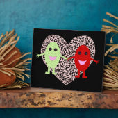 Trauben in der Liebe Plaque Fotoplatte (Seite)