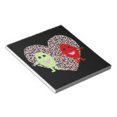 Trauben in Liebe Notepad Notizblock (angewinkelt)