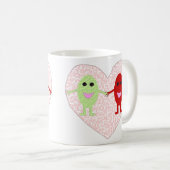 Trauben in Liebe Tasse (VorderseiteRechts)