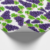 Trauben Italien Italienischer Tuscan Luxus Geschenkpapier (Ecke)
