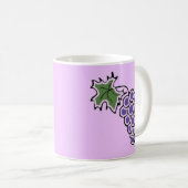 Trauben Kaffeetasse (VorderseiteRechts)