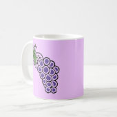 Trauben Kaffeetasse (Vorderseite Links)