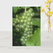 Trauben Karte (Gelbe Blume)