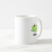 Trauben Klassischer Becher Kaffeetasse (VorderseiteRechts)