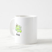Trauben Klassischer Becher Kaffeetasse (Vorderseite Links)