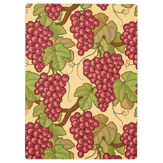 Trauben Klemmbrett (Rückseite)