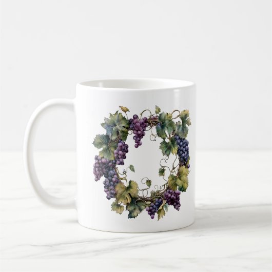 Trauben-Kranz-Kaffeetasse Kaffeetasse (Links)
