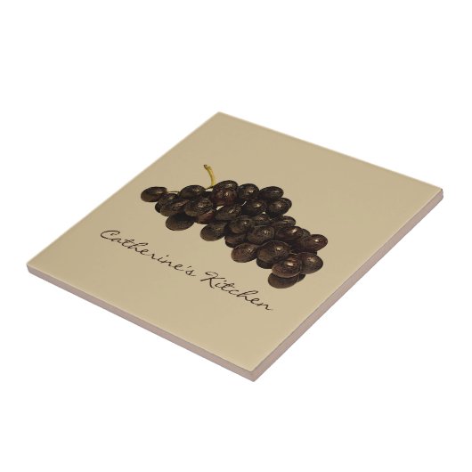 Trauben-Küchen-Fliese Fliese (Seite)