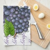 Trauben Küchentücher (Viertel Falte)