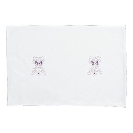 Trauben Lila, Trauben, Honig Blume dekoriert Kissenbezug (Vorderseite)