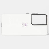 Trauben Lila, Trauben, Honig Blume dekoriert Samsung Galaxy Hülle (Linke Seite)